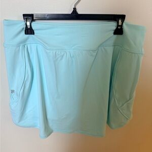 FILA Women's Light Blue Athletic Skort XL Stretch Pockets Tennis